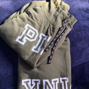 VS Pink Hoodie with classic pant